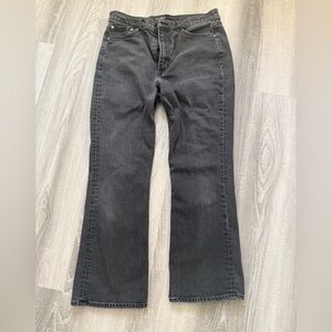 GRLFRND Charcoal Black Cropped Jeans Revolve Clothing